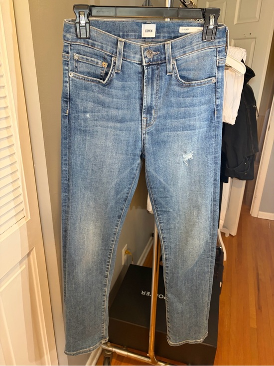 Edwin Denim - Elin Crop Edwin Women’s Light Blue Skinny Jeans - Classic Back Pocket